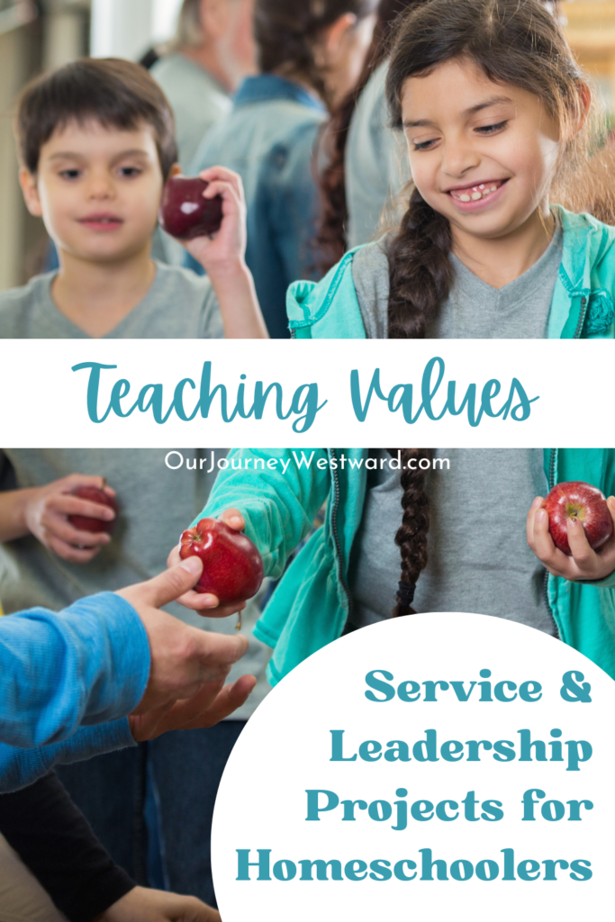 children sharing apples