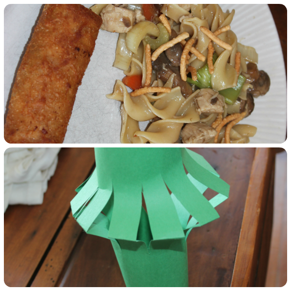 Chinese food and craft from Chinese unit study