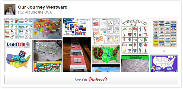 Cindy West's Around the USA Unit Study Pinterest Board