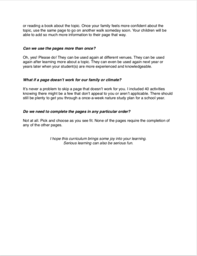 40 Nature Walks FAQs