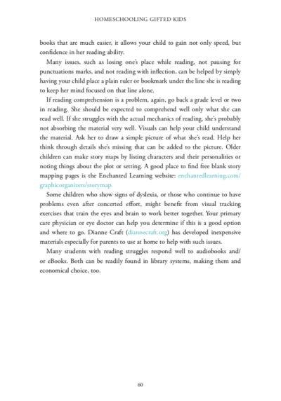 Page from Homeschooling Gifted Kids
