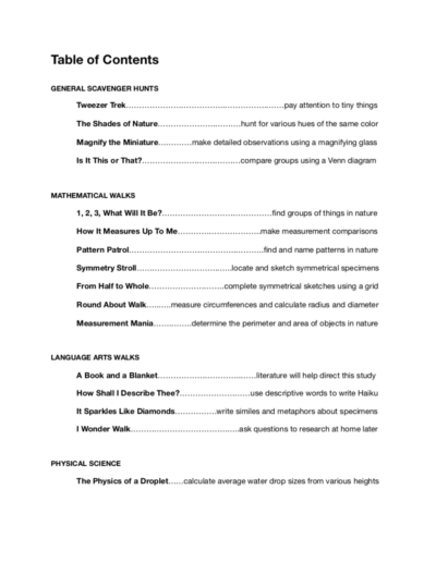 40 Nature Walks Page