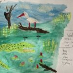 student nature journal page