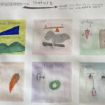 student nature journal page