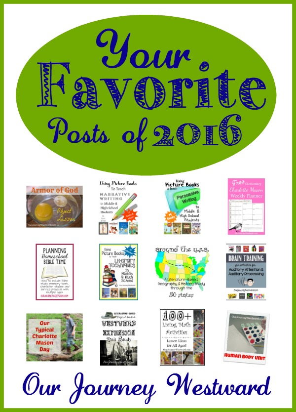 Little icons of blog images about favorite posts of 2016