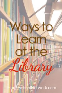 The library holds lots of learning opportunities!