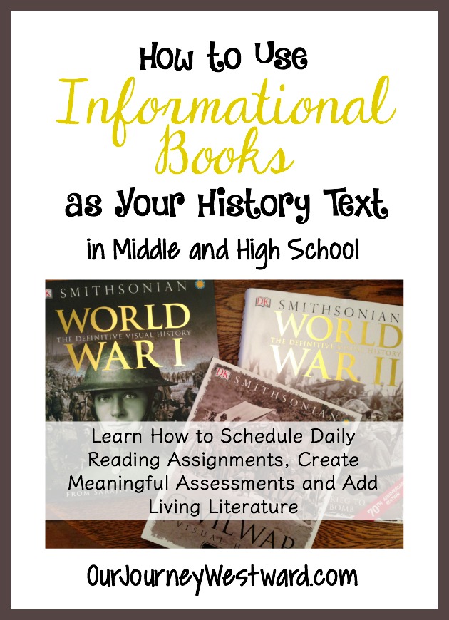 Image of war history books. The image is for a blog post about using International Books as your history text.